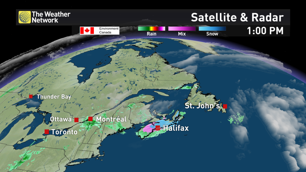 the weather network radar map
