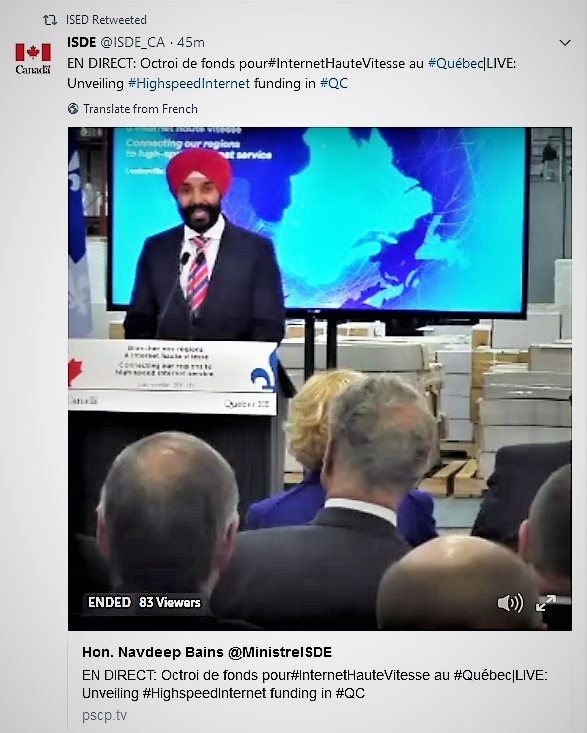 Minister Bains on periscope.jpg