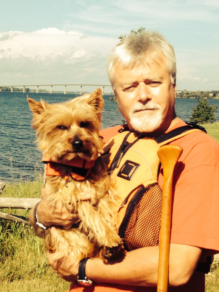 Bill Roberts and Buster.JPG