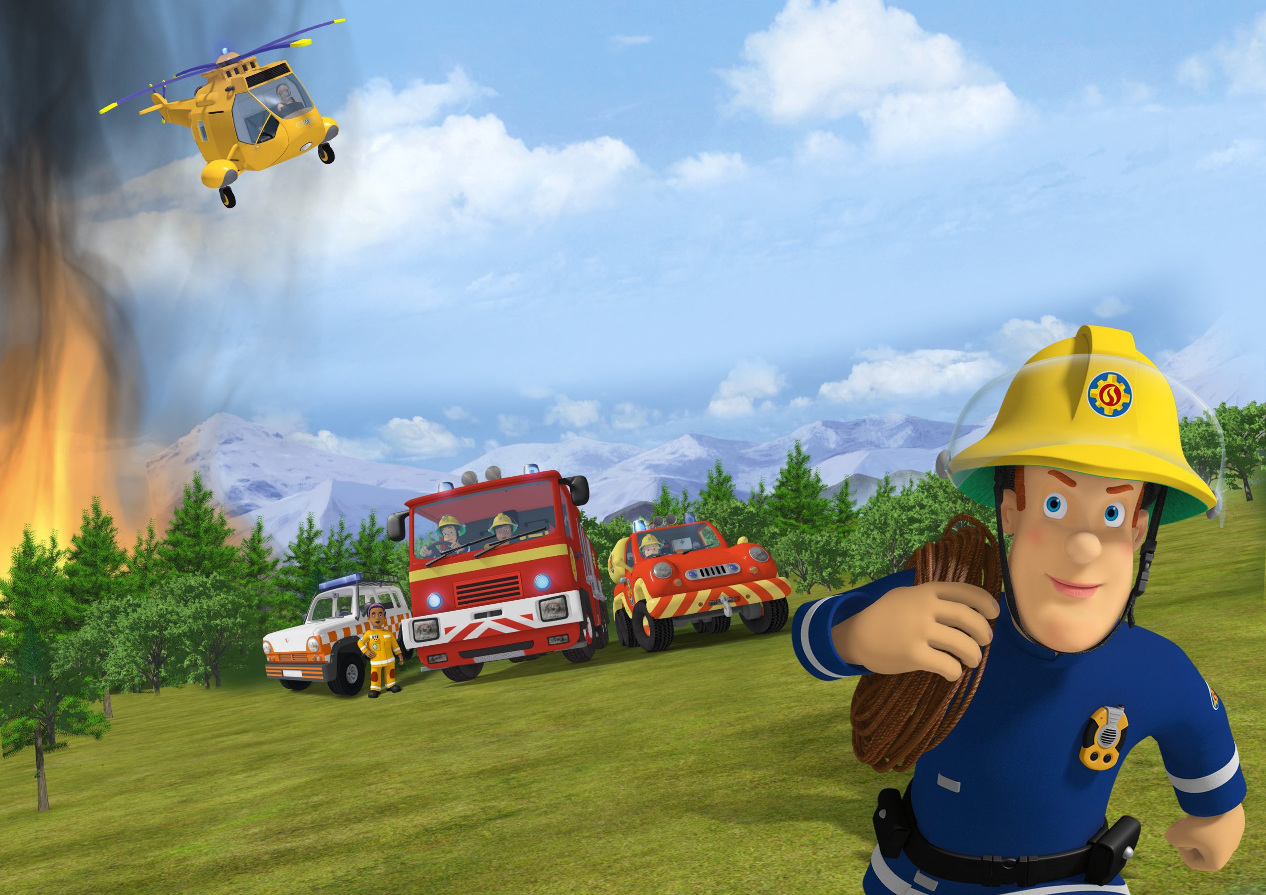 Про пожарного сэма. Пожарный Сэм - Fireman Sam.