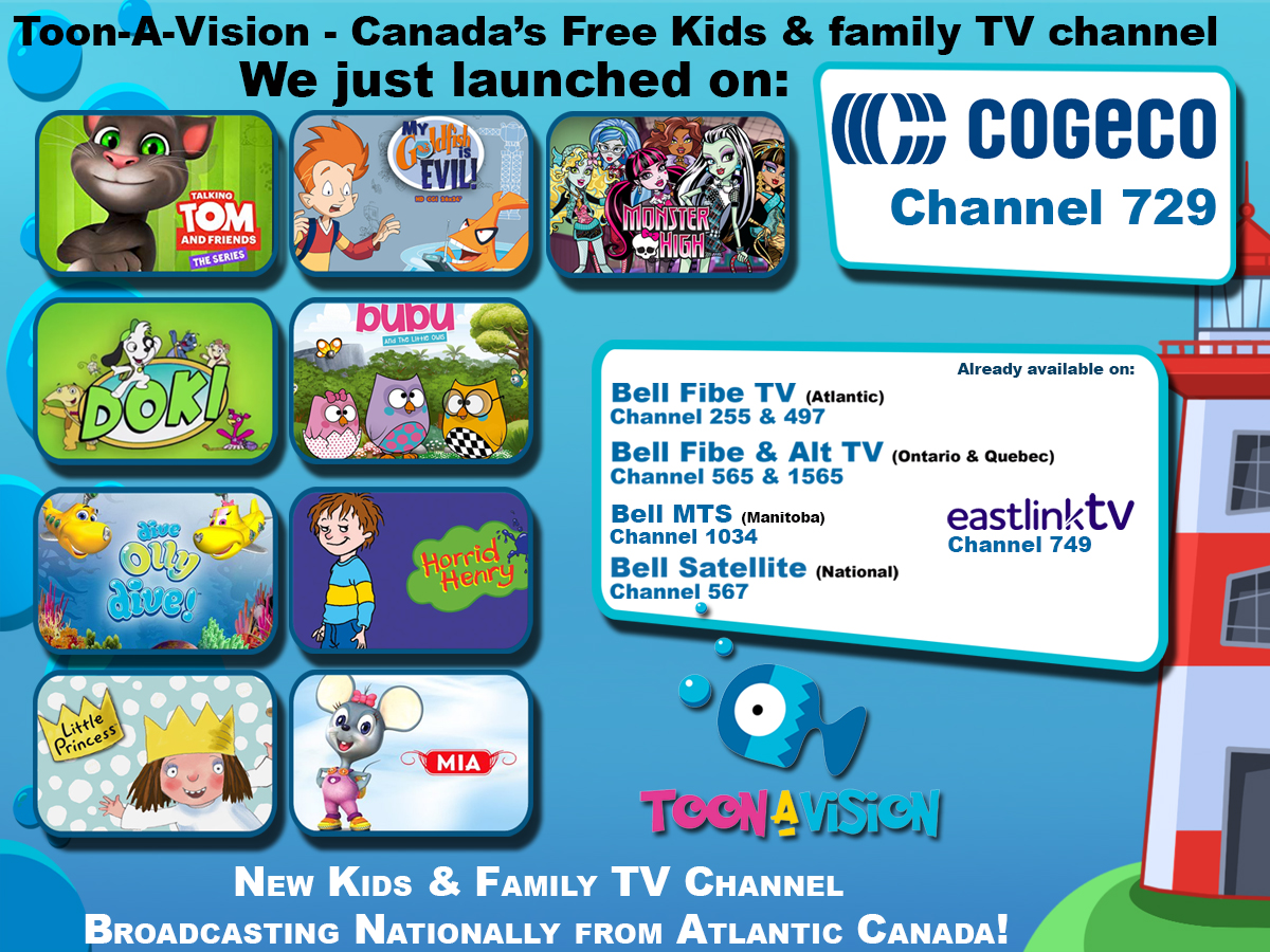ToonAVision launches on Cogeco, available free on April 22 Cartt.ca
